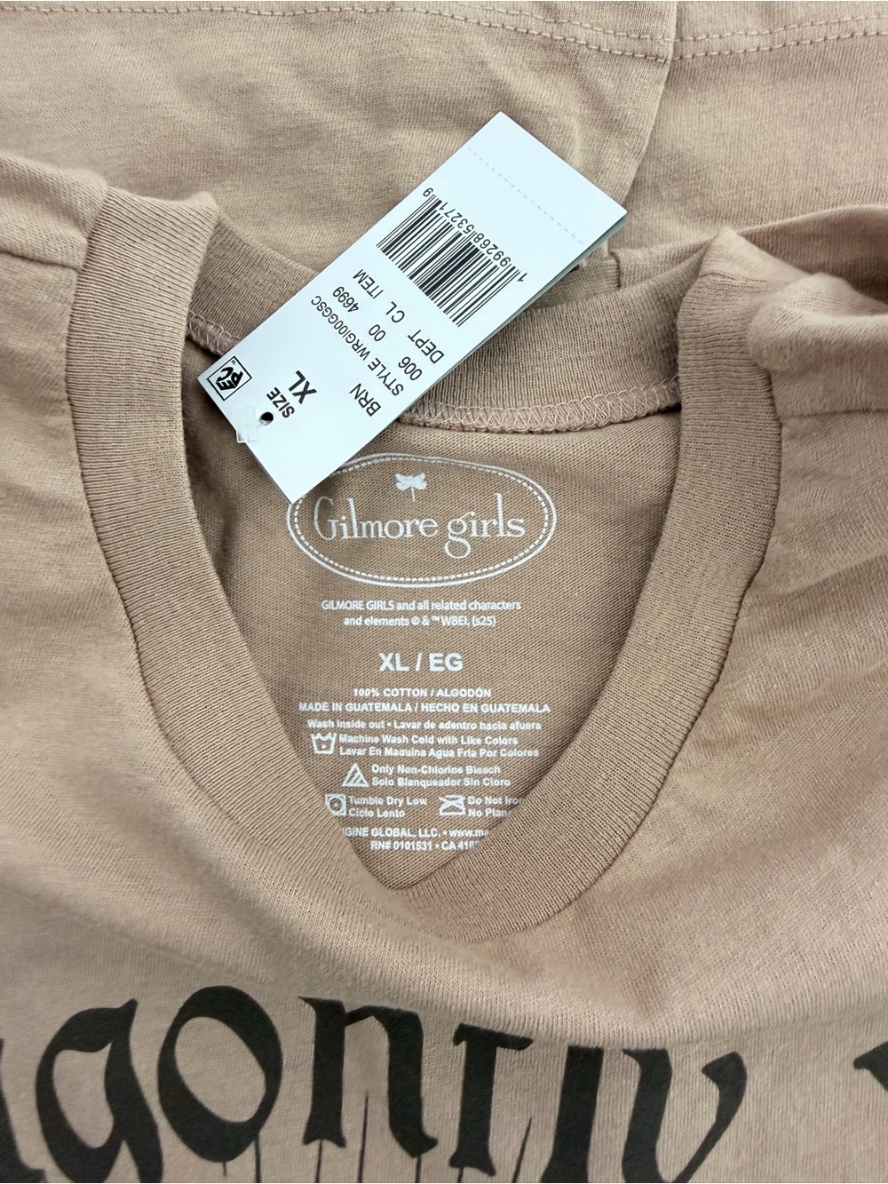 Women Dragonfly Graphic Tee - Blush - Picture 3 of 4